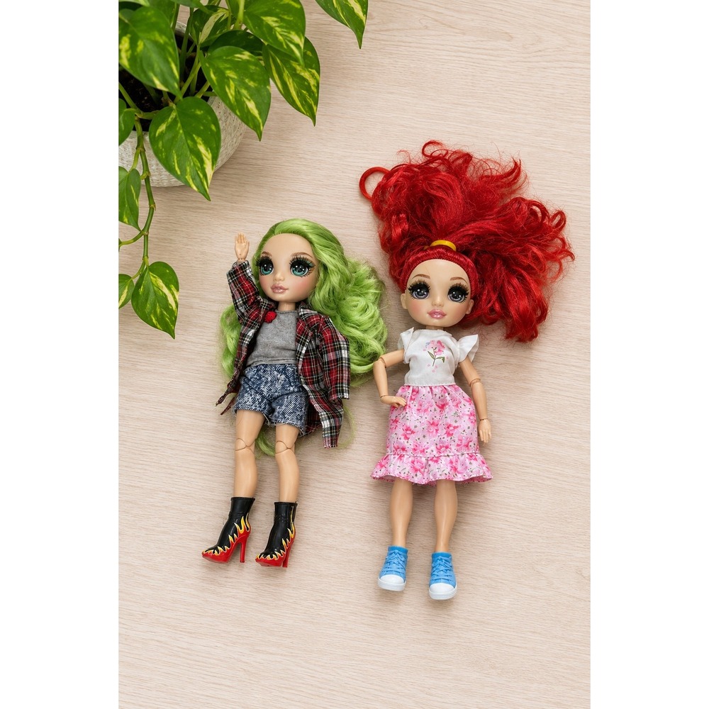 Rainbow High Doll Lot Jade Hunter & Ruby Anderson Fashion Dolls Green Red Hair